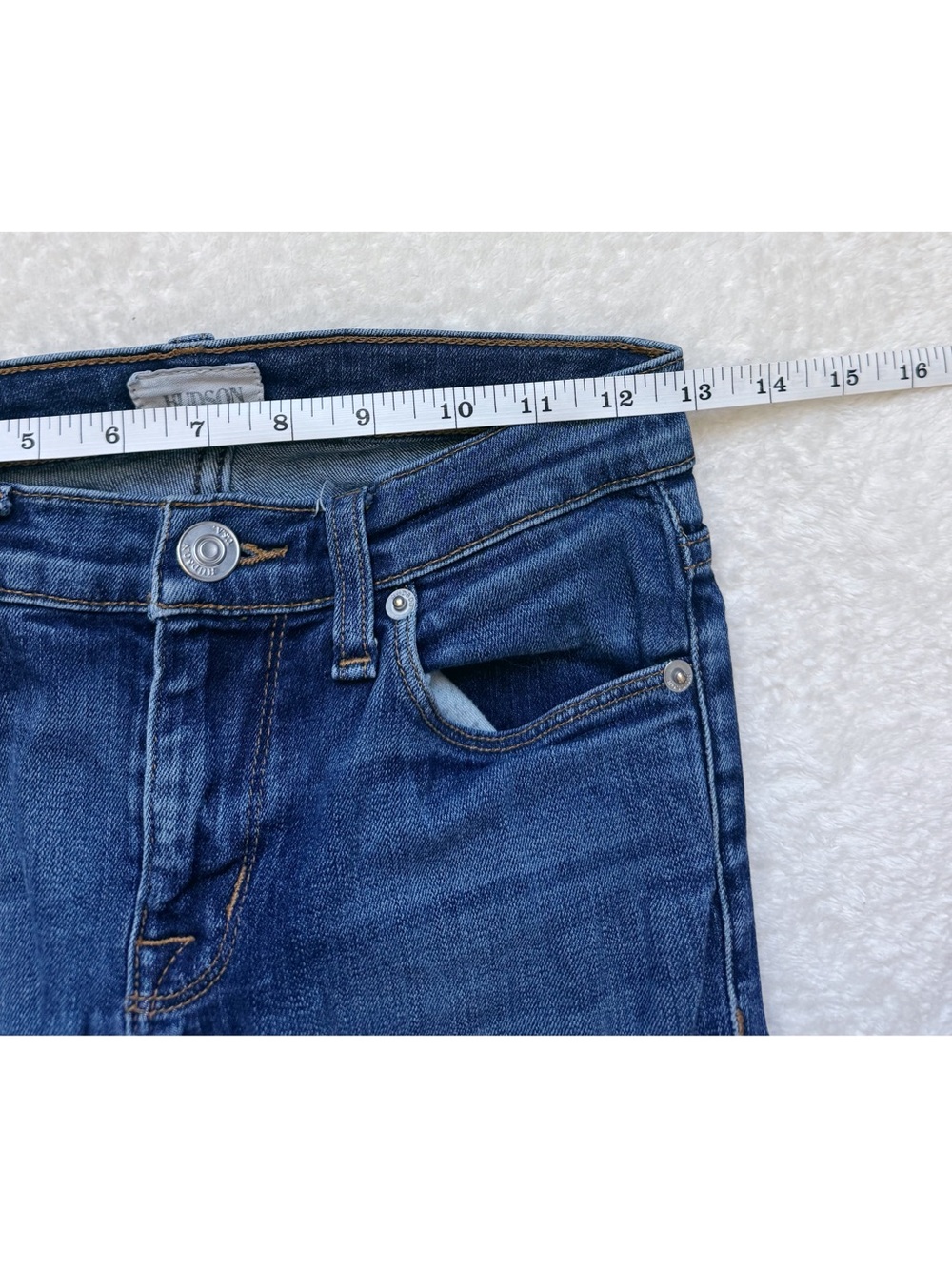 Hudson Tally Deep Cuff Skinny Jeans - Picture 10 of 11